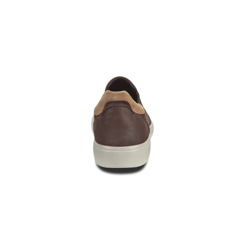 Slip On Hombre - ECCO Soft 7 Sneakerss - Marrom - JNH073965